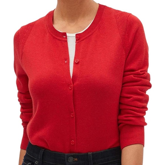 Banana Republic Stretch Cotton Cardigan - Picture 1 of 7